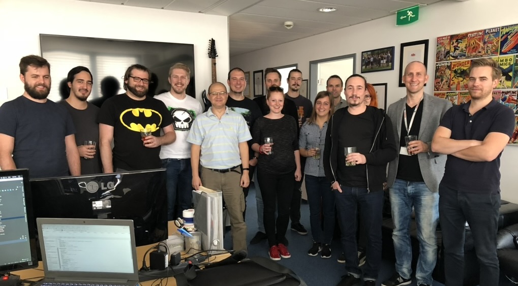 Arenim team picture at the Infopark office