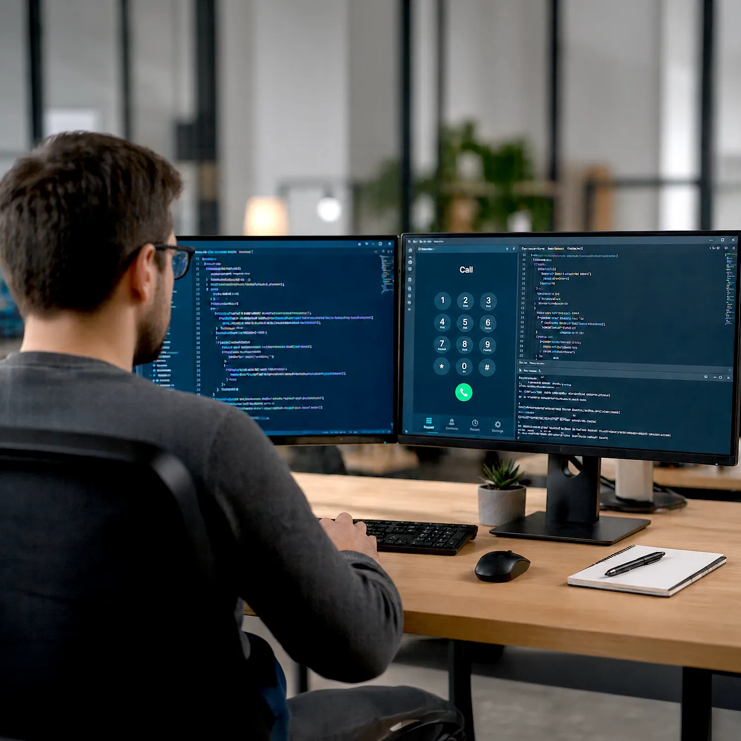 Arenim Secure Call Center SDK illustration