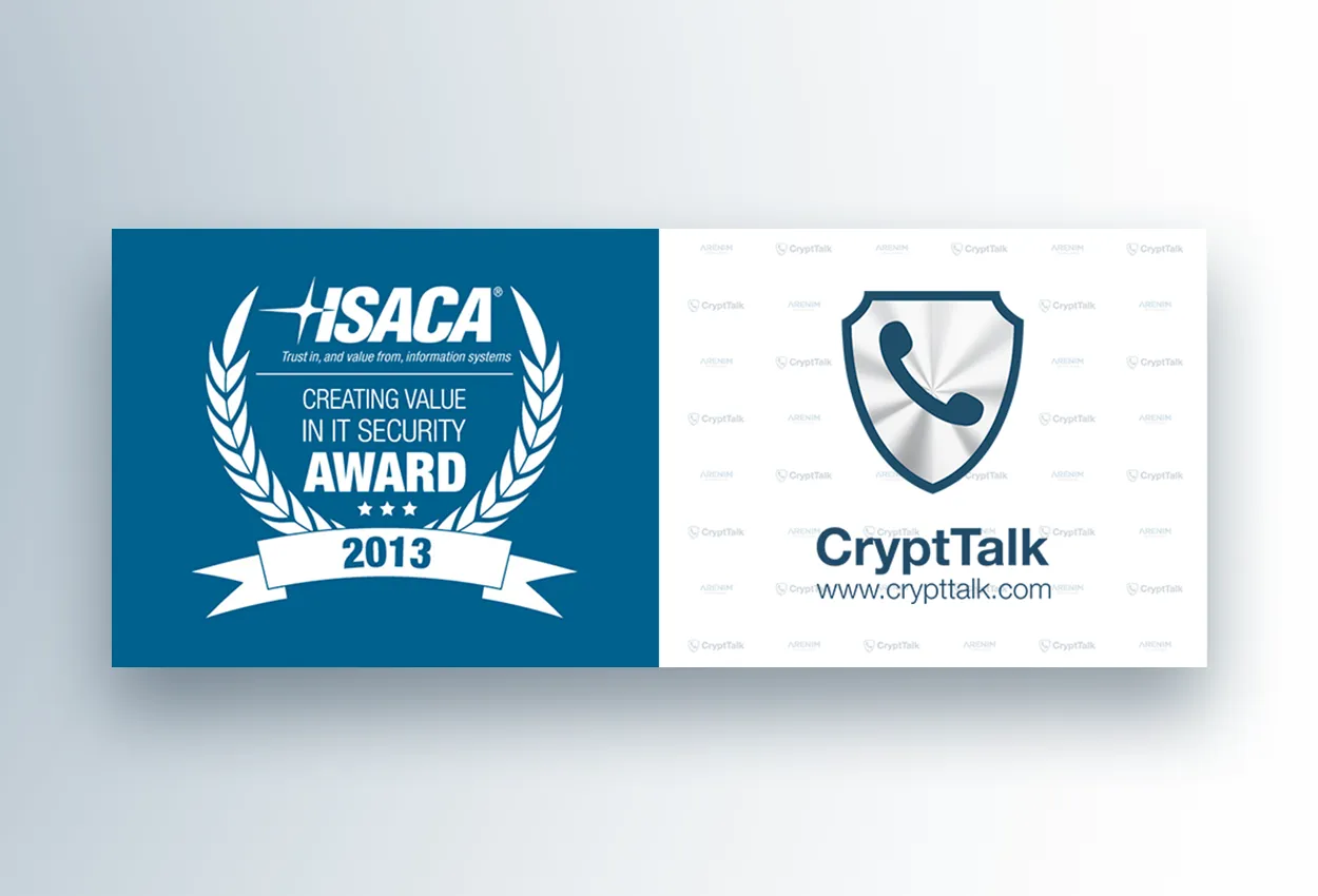 ISACA Creating Value in IT Security award 2013